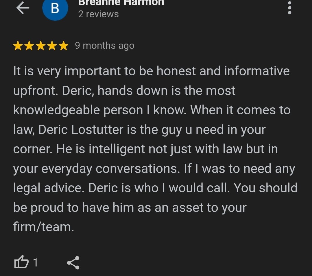 Deric Lostutter Review